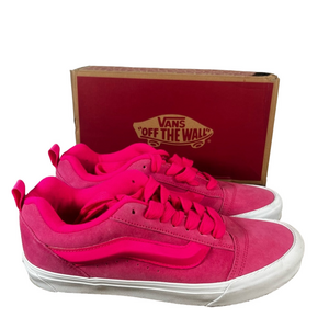 VANS Knu Skool Men's Nubuck Pink Glo Shoe Size 12 #2169A